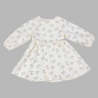 Платье Котики Чуди Кидс 598725Ц2 экрю 01